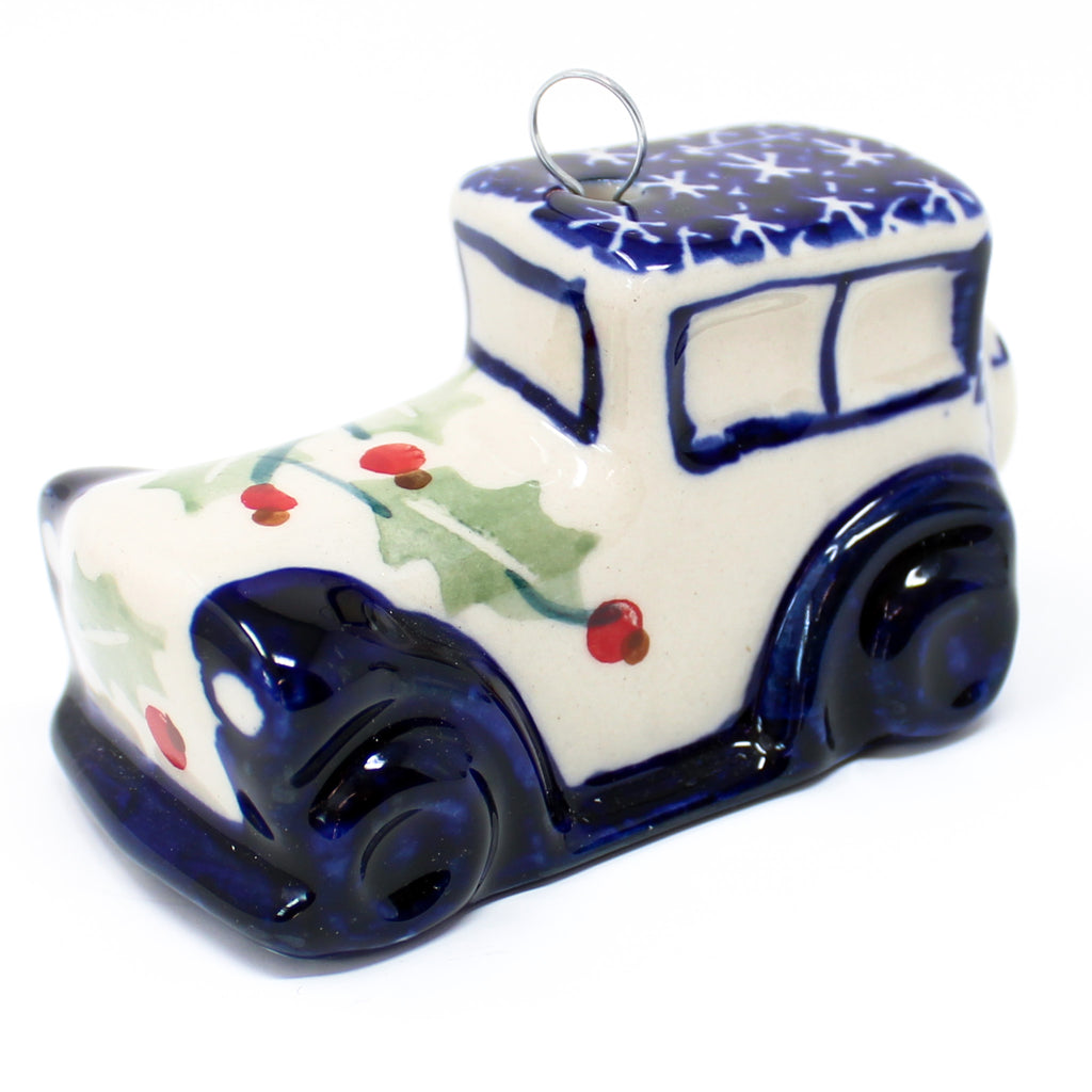 Antique Car-Ornament in Holly