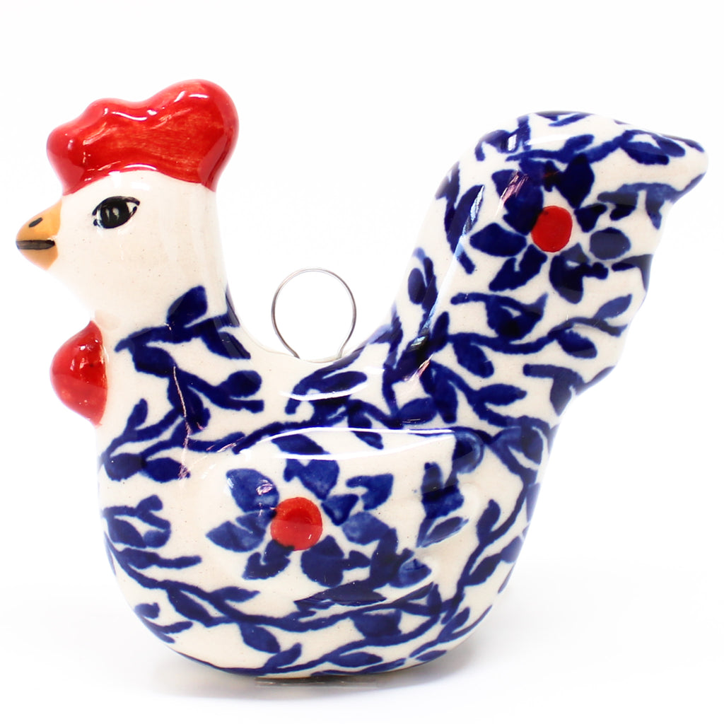 Rooster-Ornament in Touch of Red