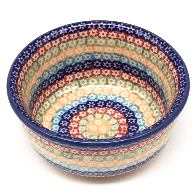 Tiny Round Bowl 4 oz in Multi-Colored Flowers