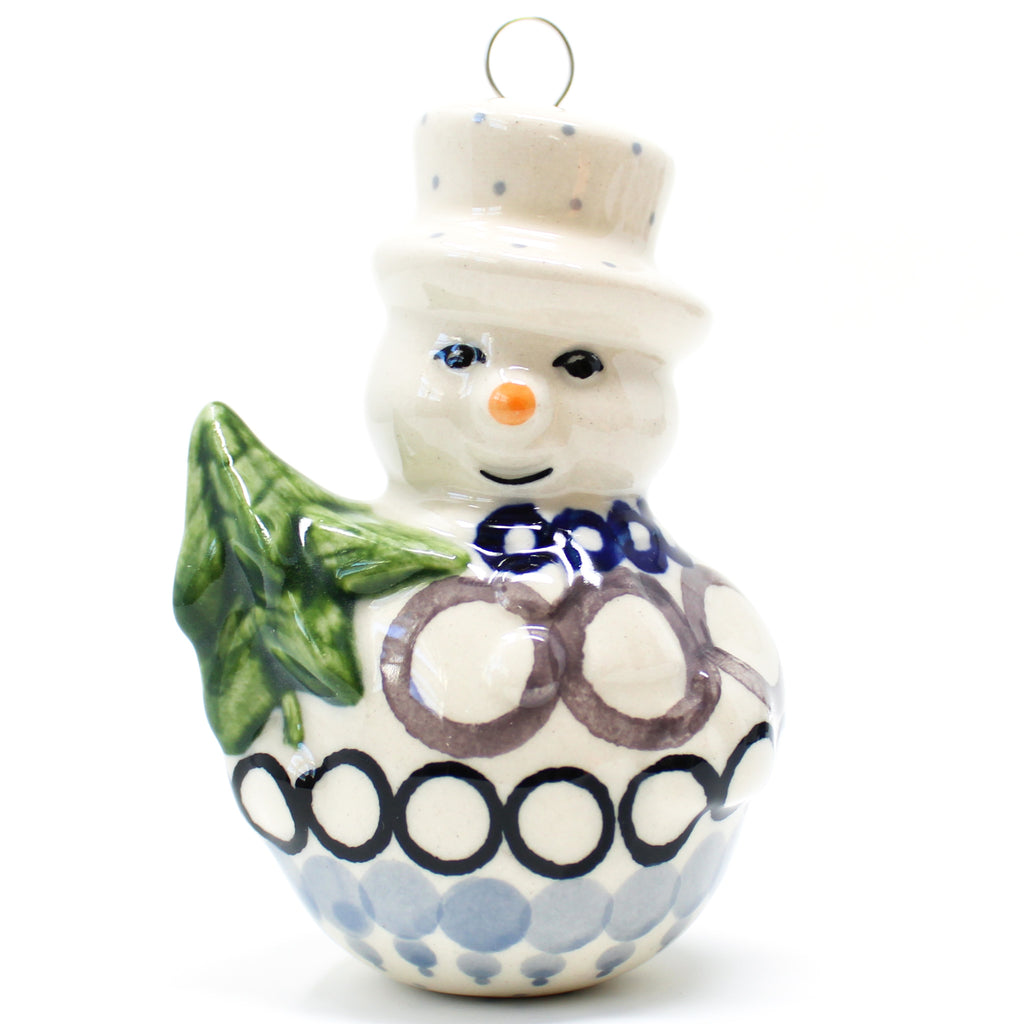 Snowman New-Ornament in First Snow
