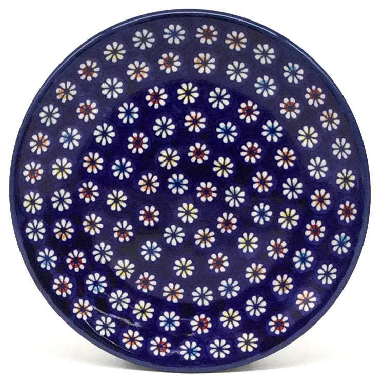 Bread & Butter Plate in Tiny Flowers on Blue