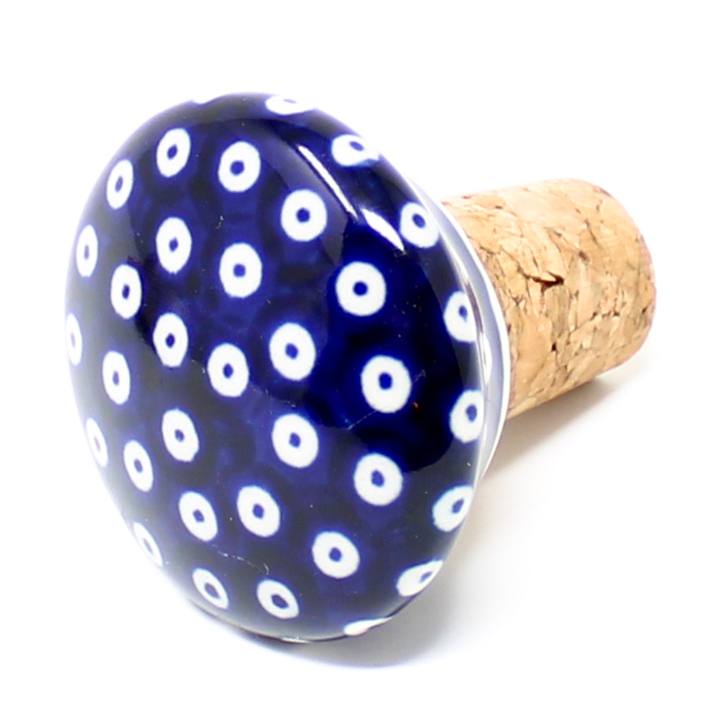 Wine Stopper in Blue Elegance