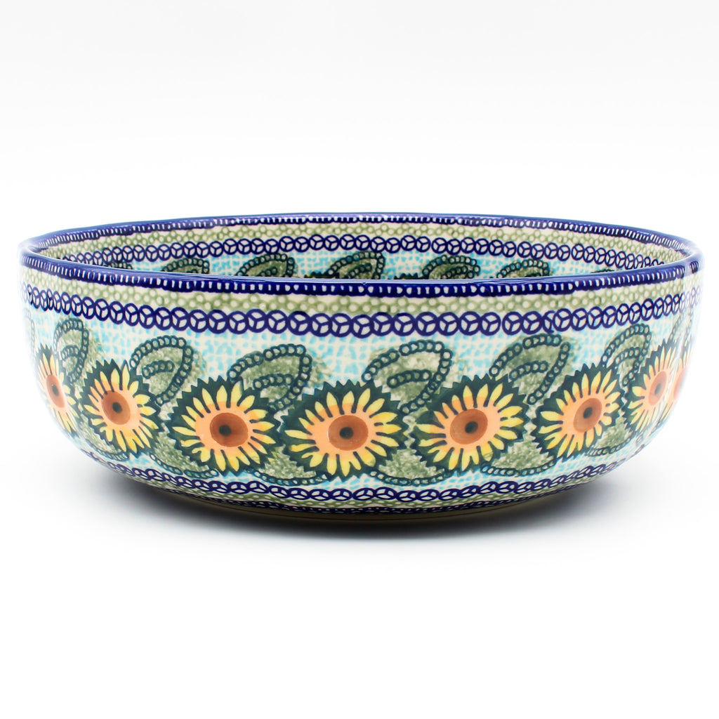 Family Shallow Bowl in Sunflowers