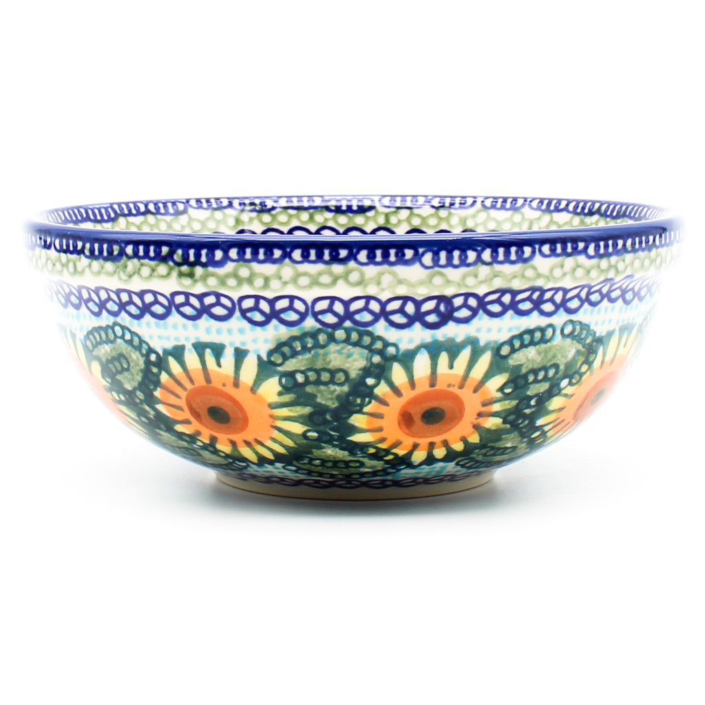 Dessert Bowl 12 oz in Sunflowers