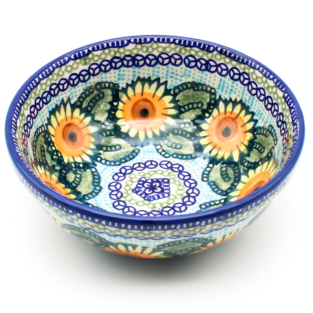 Dessert Bowl 12 oz in Sunflowers