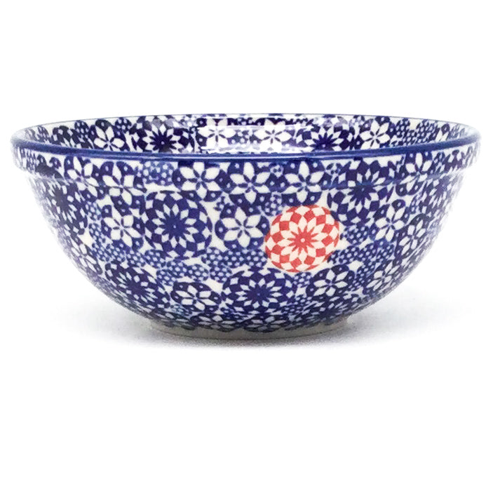 New Soup Bowl 20 oz in Red Snowflake