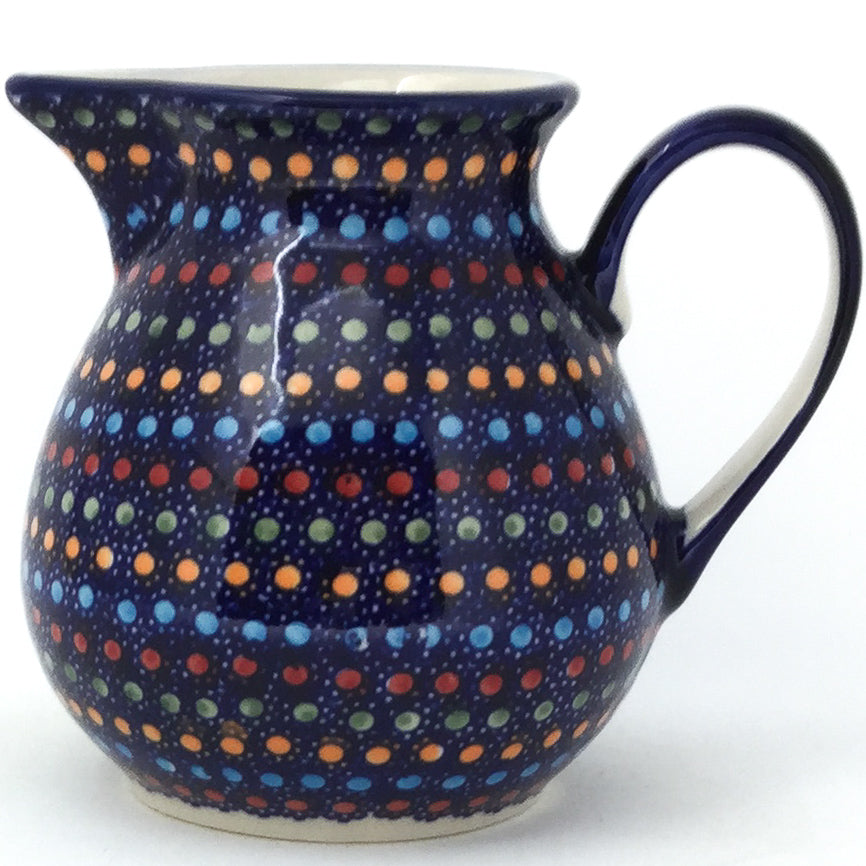 Family Style Creamer 16 oz in Multi-Colored Dots