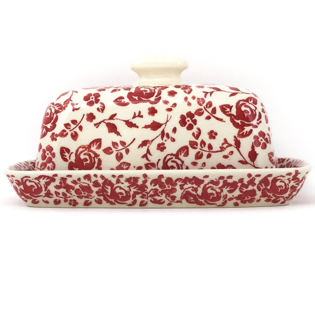 Butter Dish in Antique Red