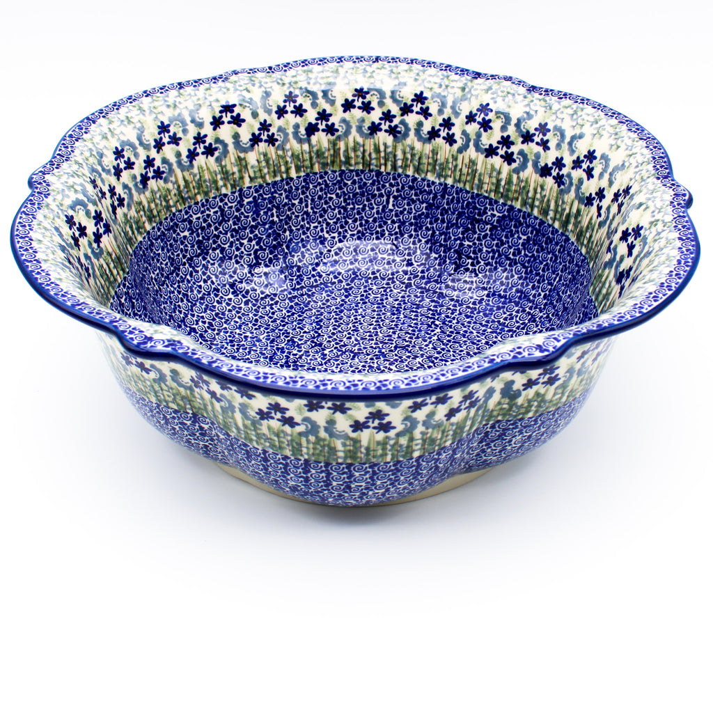 Lg Retro Bowl in Alpine Blue