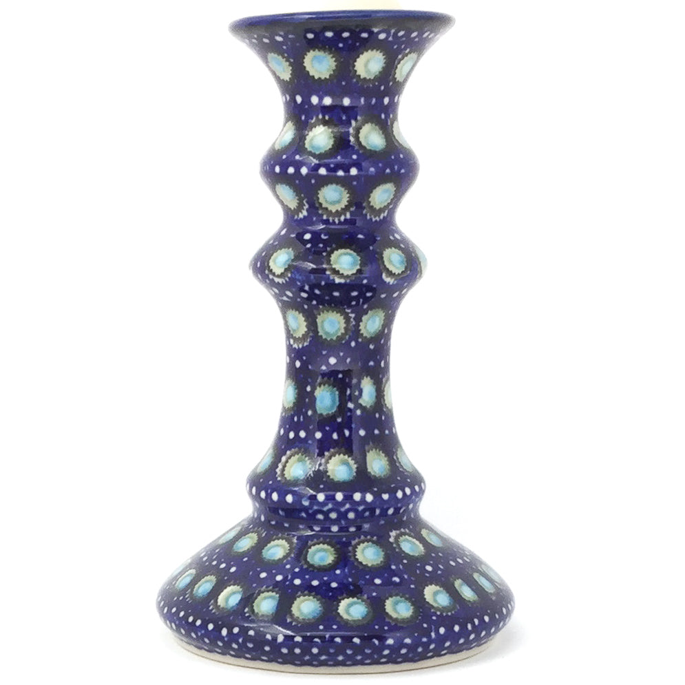 Tall Candle Holder in Blue Moon