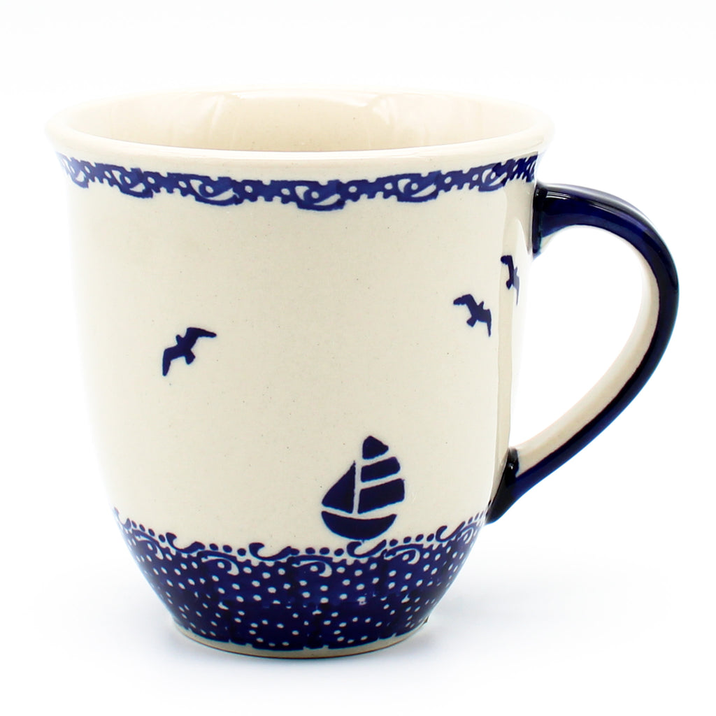 Lg Bistro Cup 16 oz in Sailboat