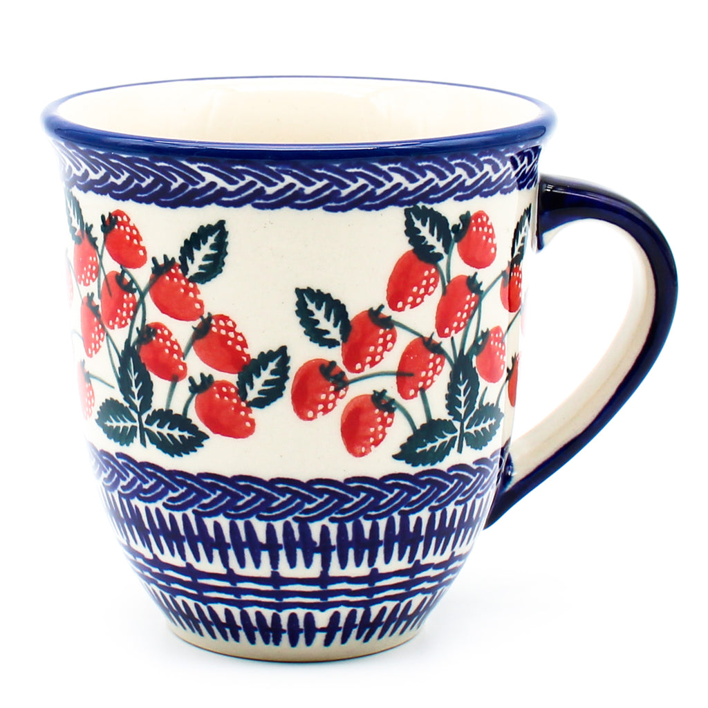 Lg Bistro Cup 16 oz in Strawberry Field