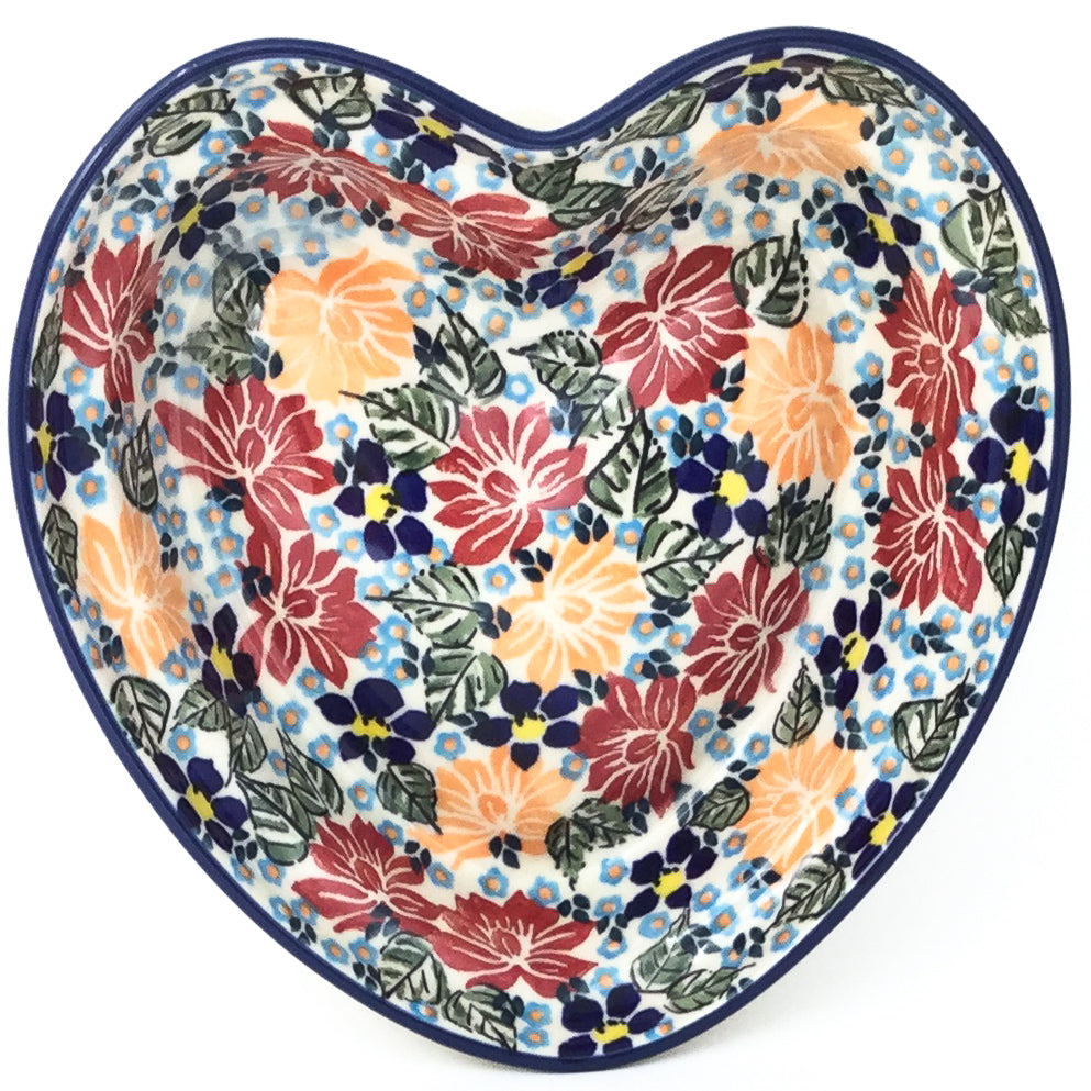 Lg Hanging Heart Dish in Just Glorious