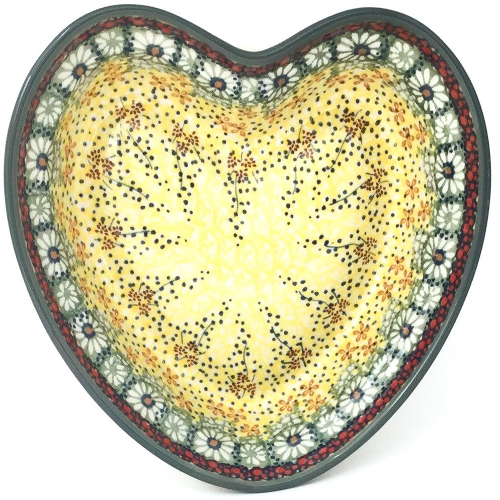 Lg Hanging Heart Dish in Cottage Decor