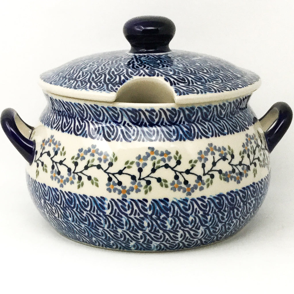 Covered Tureen 4 qt in Blue Meadow