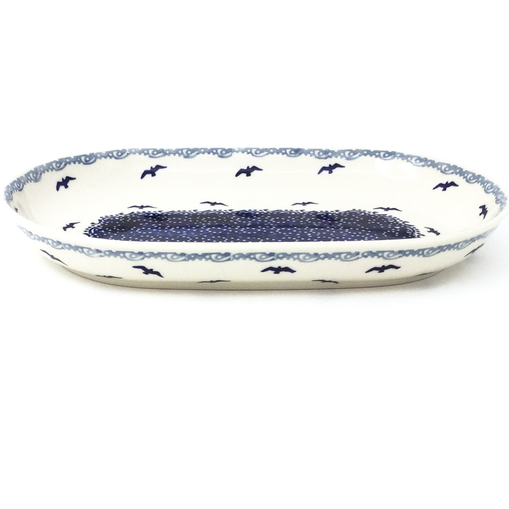 Sm Oval Platter in Seagulls