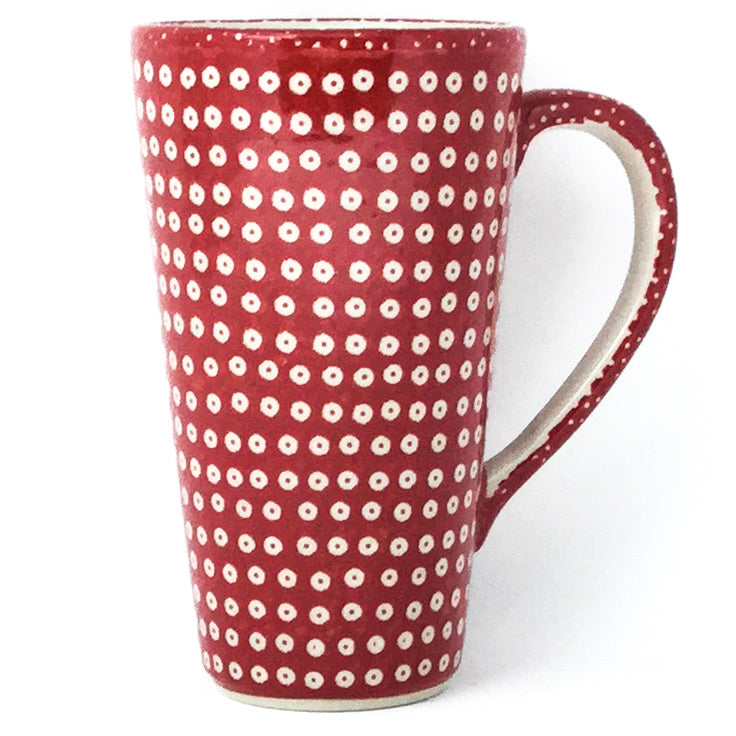 Tall Cup 12 oz in Red Elegance