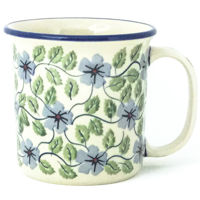 Straight Cup 12 oz in Blue Clematis