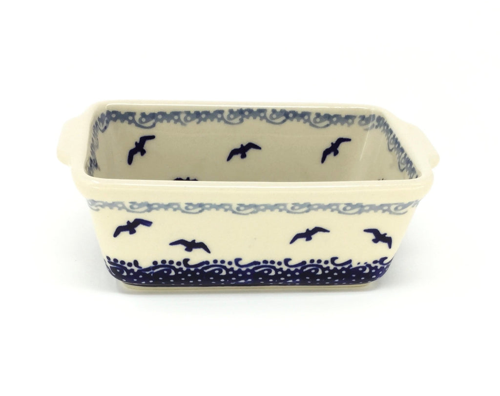 Polish Pottery Tiny Bread Baker in Seagulls Seagulls