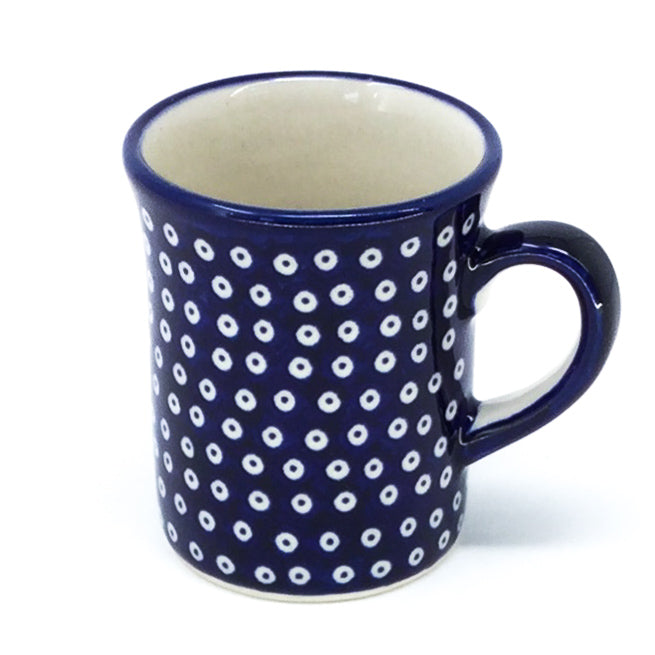 Polish Pottery Espresso Cup 4 oz in Blue Elegance Blue Elegance