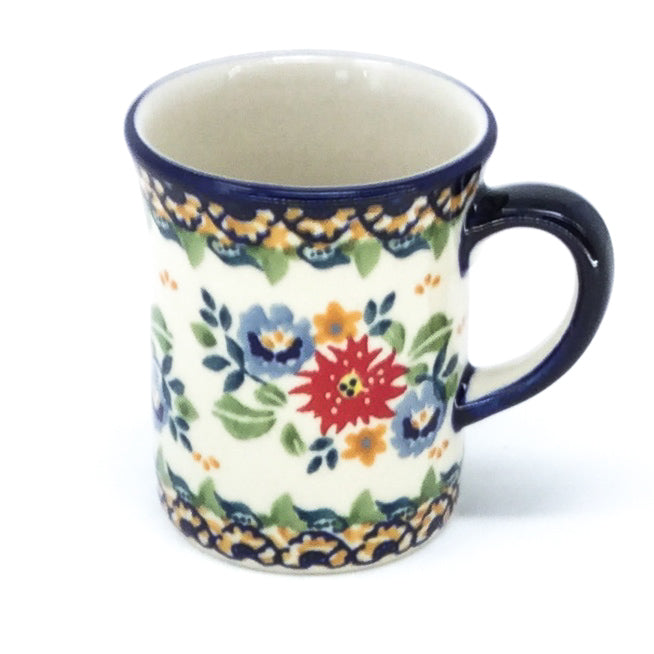 Polish Pottery Espresso Cup 4 oz in Late Spring Late Spring