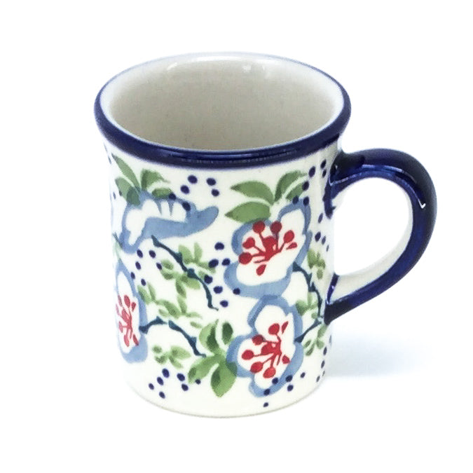 Polish Pottery Espresso Cup 4 oz in Japanese Garden Japanese Garden