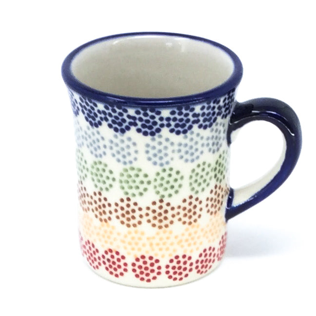 Polish Pottery Espresso Cup 4 oz in Modern Dots Modern Dots